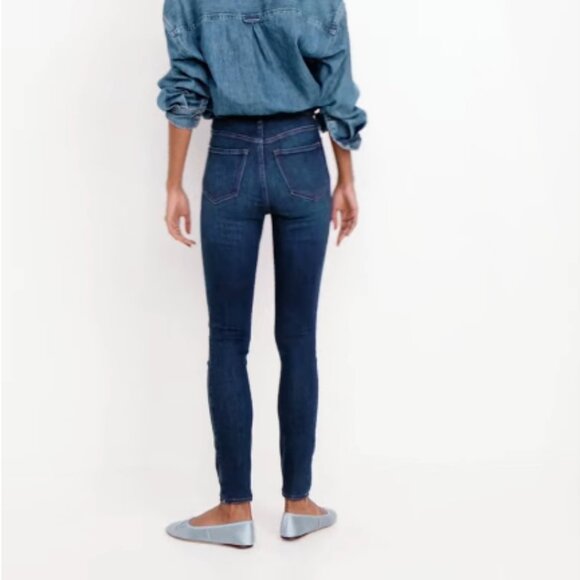 Extra High-Waisted Rockstar 360° Stretch Super-Skinny Jeans 6L - Picture 2 of 9